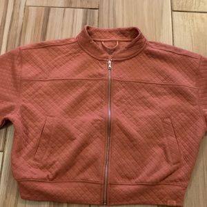 Gilly hicks zip up crop jacket